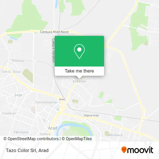 Tazo Color Srl map