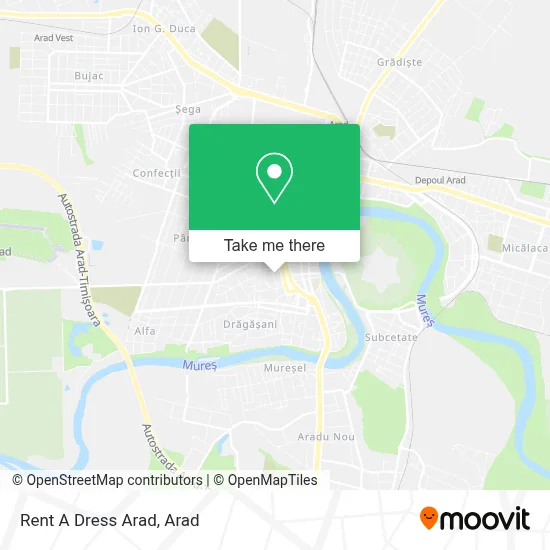 Rent A Dress Arad map