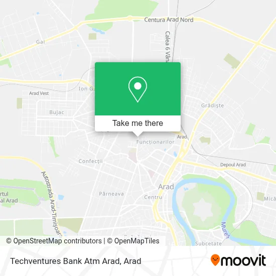 Techventures Bank Atm Arad map