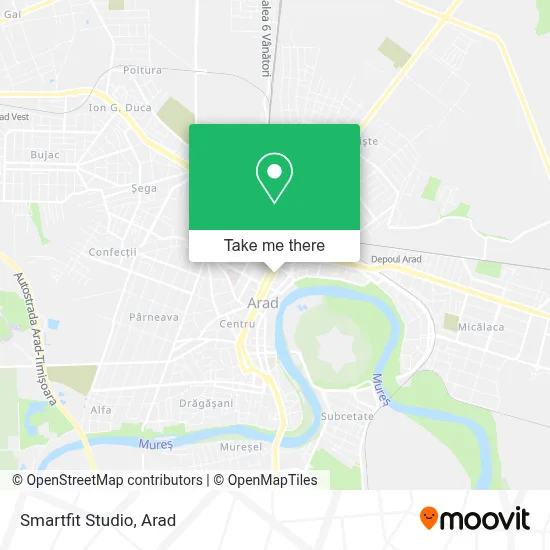 Smartfit Studio map