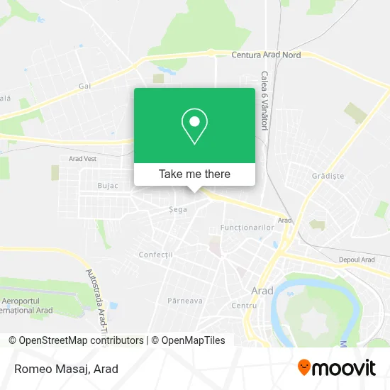 Romeo Masaj map
