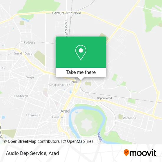 Audio Dep Service map