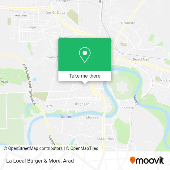 La Local Burger & More map