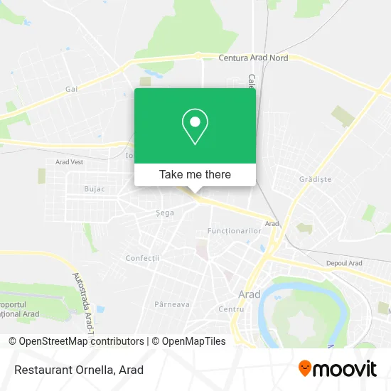 Restaurant Ornella map