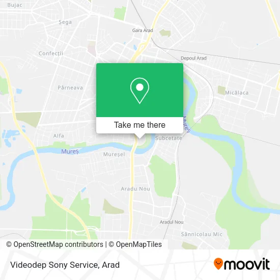 Videodep Sony Service map