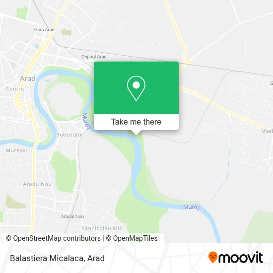 Balastiera Micalaca map