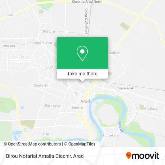 Birou Notarial Amalia Ciachir map