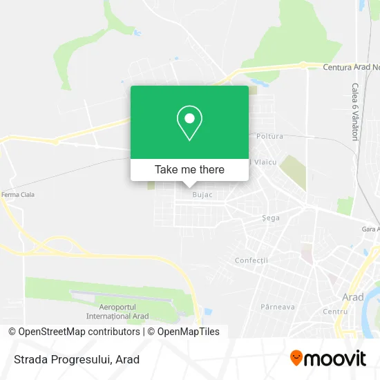 Strada Progresului map