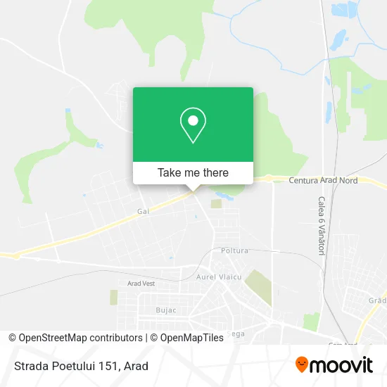 Strada Poetului 151 map