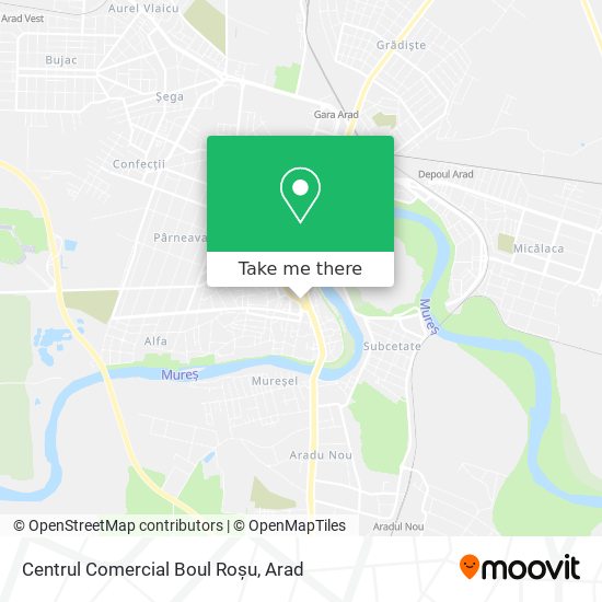 Centrul Comercial Boul Roșu map