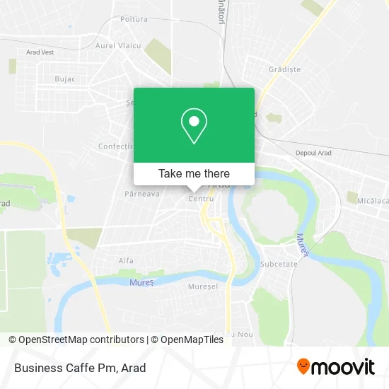 Business Caffe Pm map