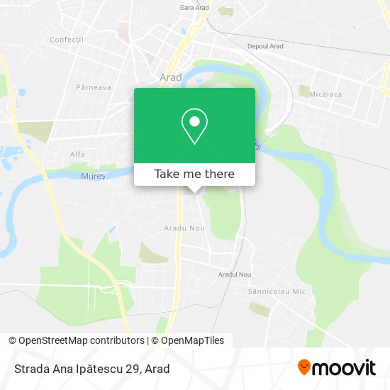 Strada Ana Ipătescu 29 map