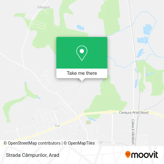 Strada Câmpurilor map