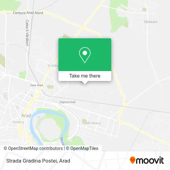 Strada Gradina Postei map