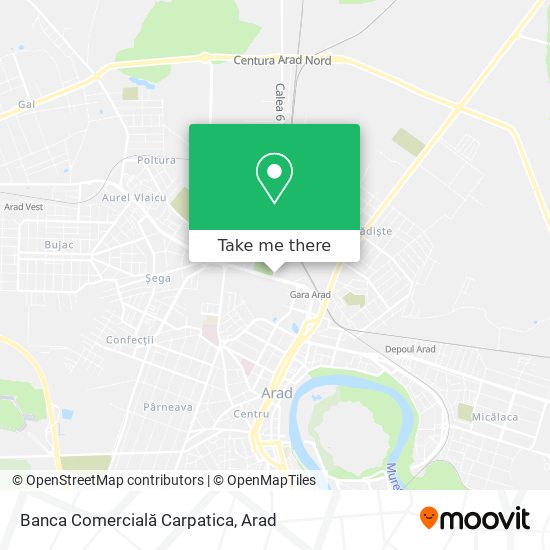 Banca Comercială Carpatica map