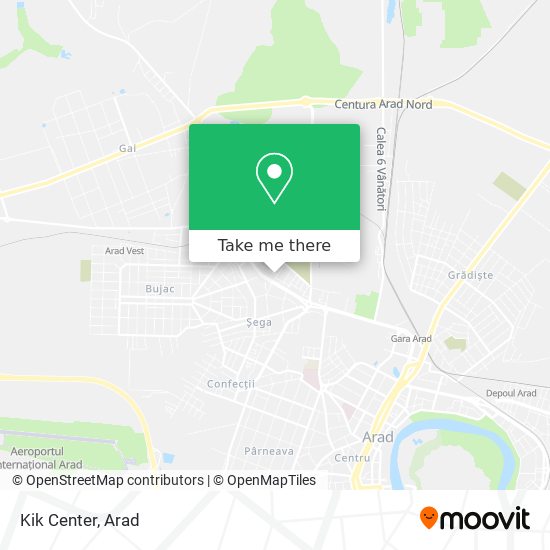 Kik Center map