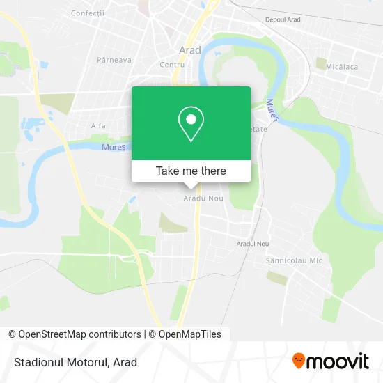 Stadionul Motorul map