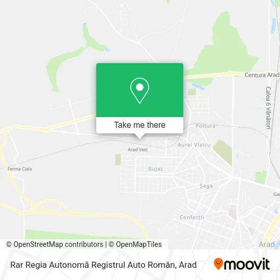 Rar Regia Autonomă Registrul Auto Român map