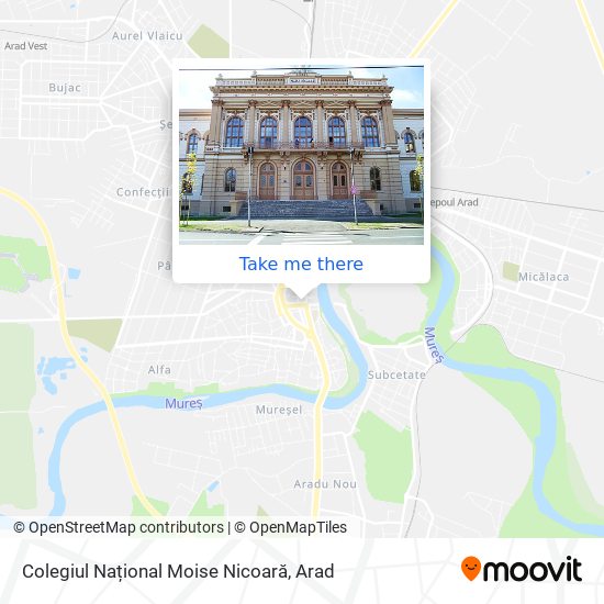 Colegiul Național Moise Nicoară map