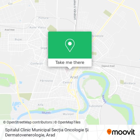Spitalul Clinic Municipal Secția Oncologie Și Dermatovenerologie map