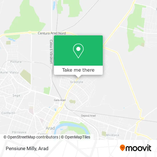 Pensiune Milly map