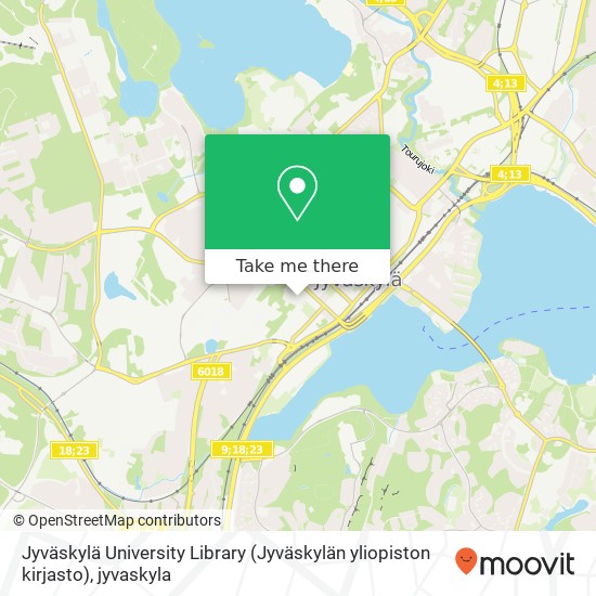 Jyväskylä University Library (Jyväskylän yliopiston kirjasto) map