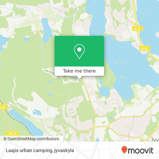 Laajis urban camping map