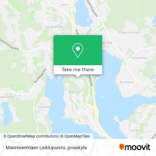 Mannisenmäen Leikkipuisto map