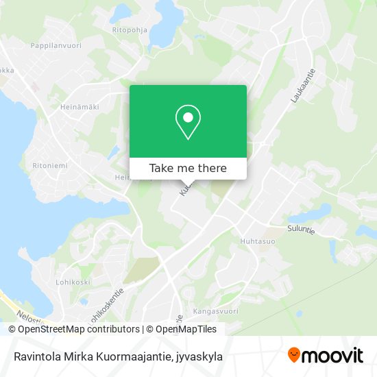 Ravintola Mirka Kuormaajantie map
