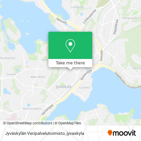 Jyväskylän Veripalvelutoimisto map