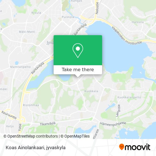 Koas Ainolankaari map