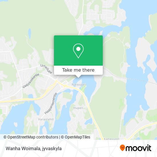 Wanha Woimala map