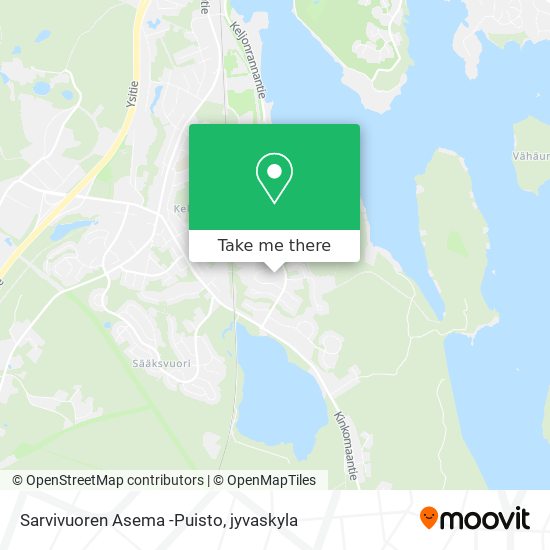Sarvivuoren Asema -Puisto map