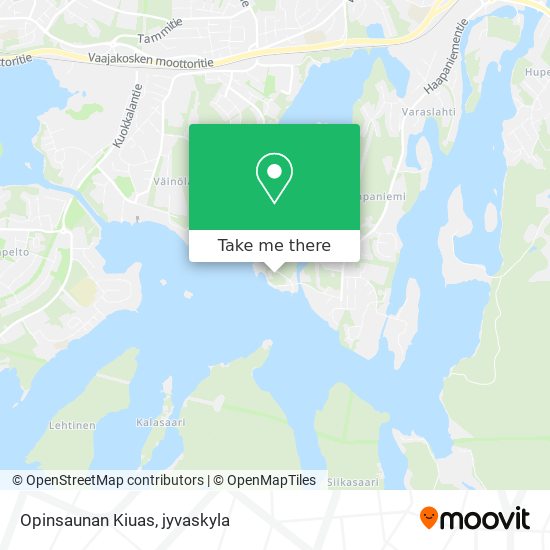 Opinsaunan Kiuas map