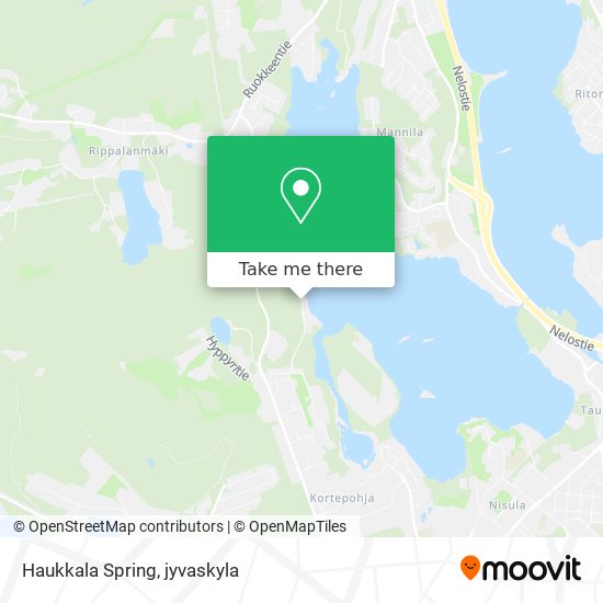 Haukkala Spring map