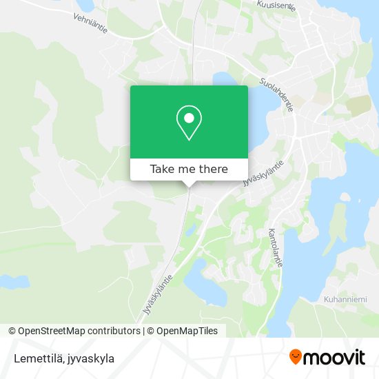 Lemettilä map