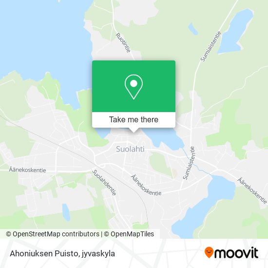 Ahoniuksen Puisto map