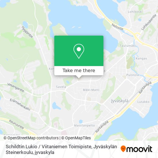 Schildtin Lukio / Viitaniemen Toimipiste, Jyväskylän Steinerkoulu map