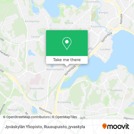 Jyväskylän Yliopisto, Ruusupuisto map