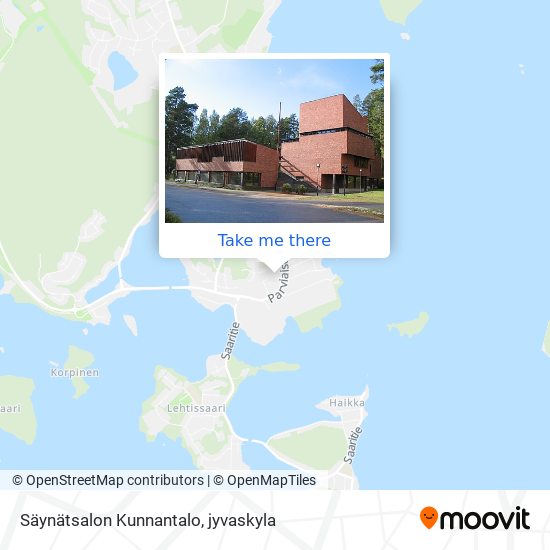 Säynätsalon Kunnantalo map