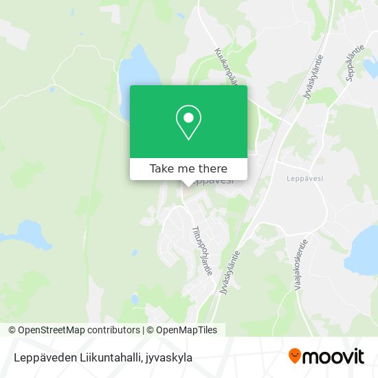 Leppäveden Liikuntahalli map