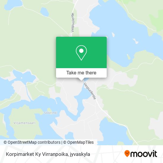Korpimarket Ky Virranpoika map