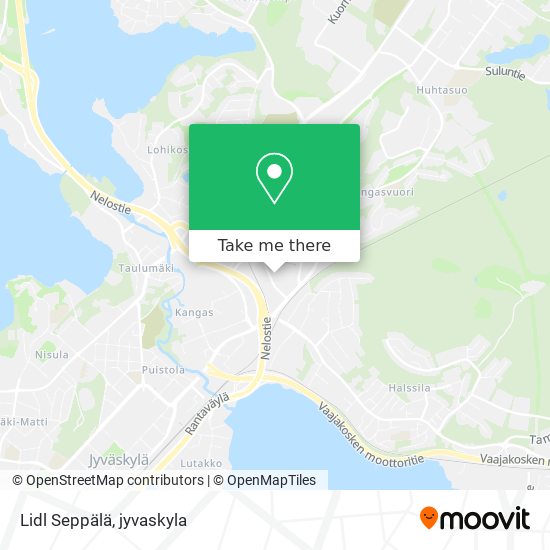 Lidl Seppälä map