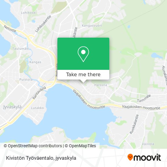 Kivistön Työväentalo map