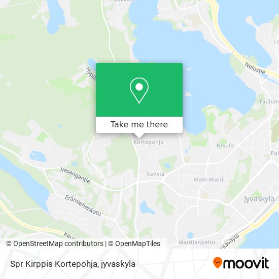 Spr Kirppis Kortepohja map