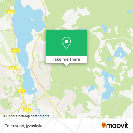 Touruvuori map