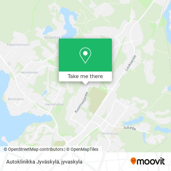 Autoklinikka Jyväskylä map