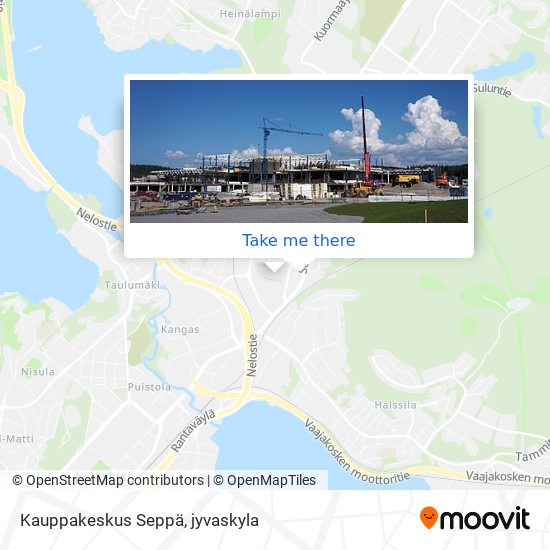 How to get to Kauppakeskus Seppä in Jyväskylä by Bus?