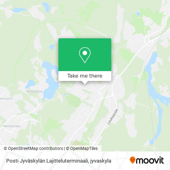 Posti Jyväskylän Lajitteluterminaali map