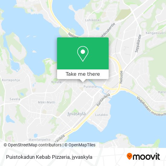 Puistokadun Kebab Pizzeria map
